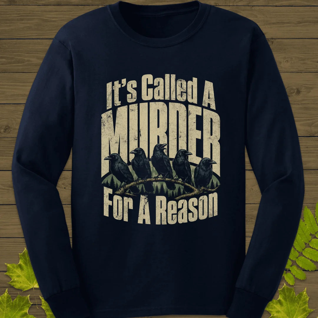 It's Called A Murder Long Sleeve in Navy