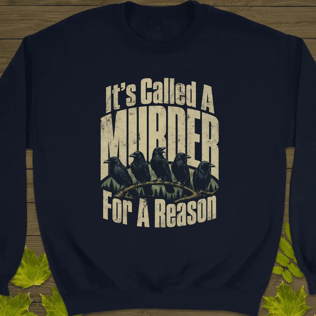 It's Called A Murder Sweatshirt in Navy
