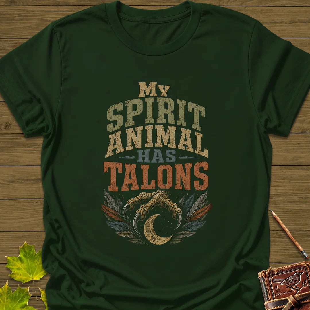 Talons Spirit Animal T-Shirt in Forest Green