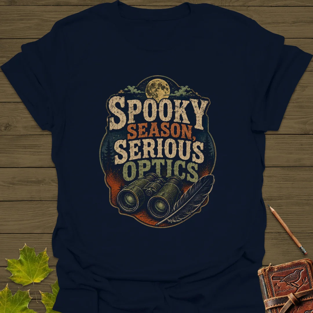 Spooky Serious Optics T-Shirt in Navy
