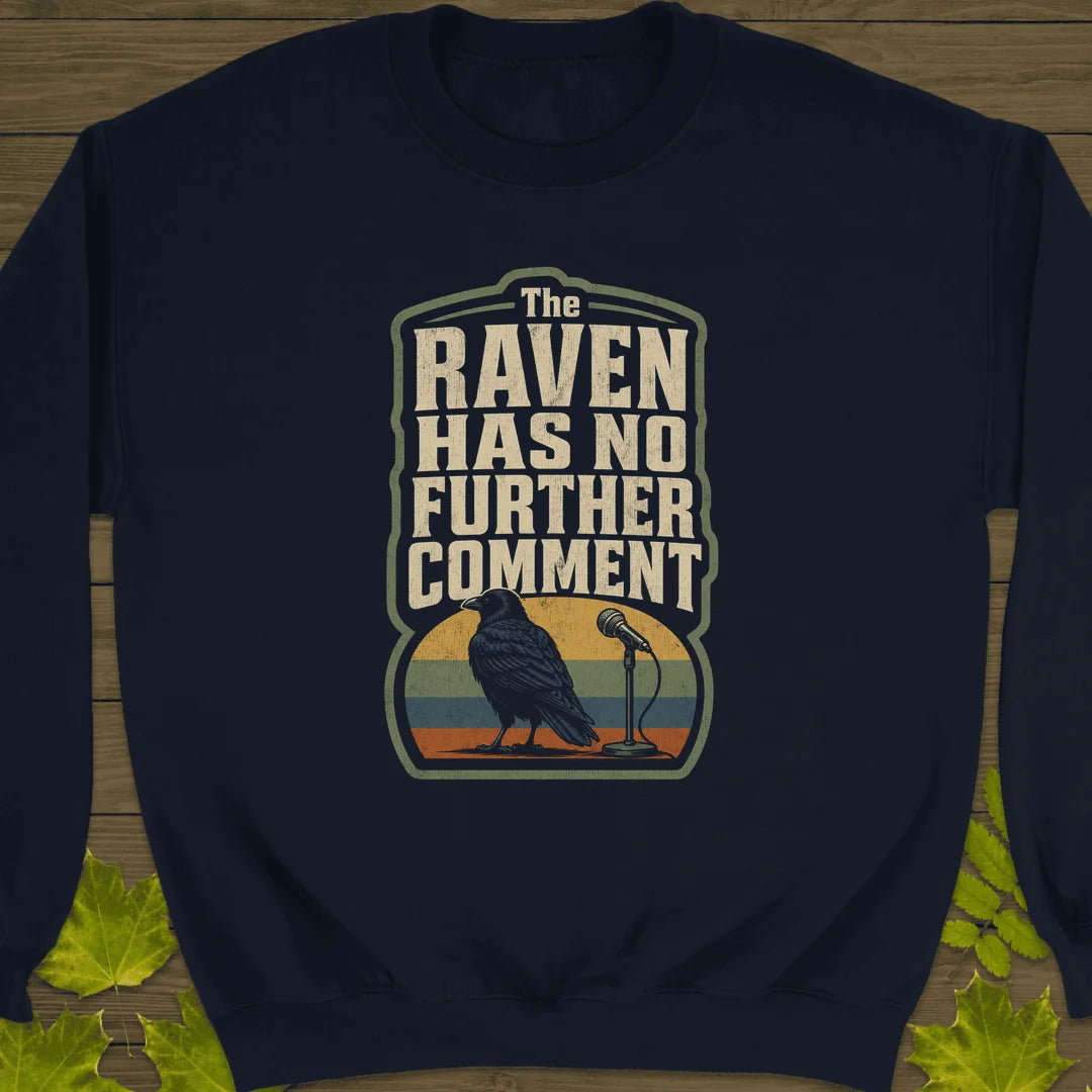 No Further Comment Sweatshirt in Navy
