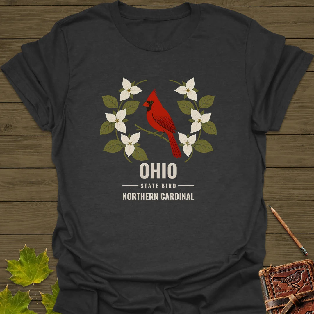 Ohio State Bird T-Shirt in Dark Heather