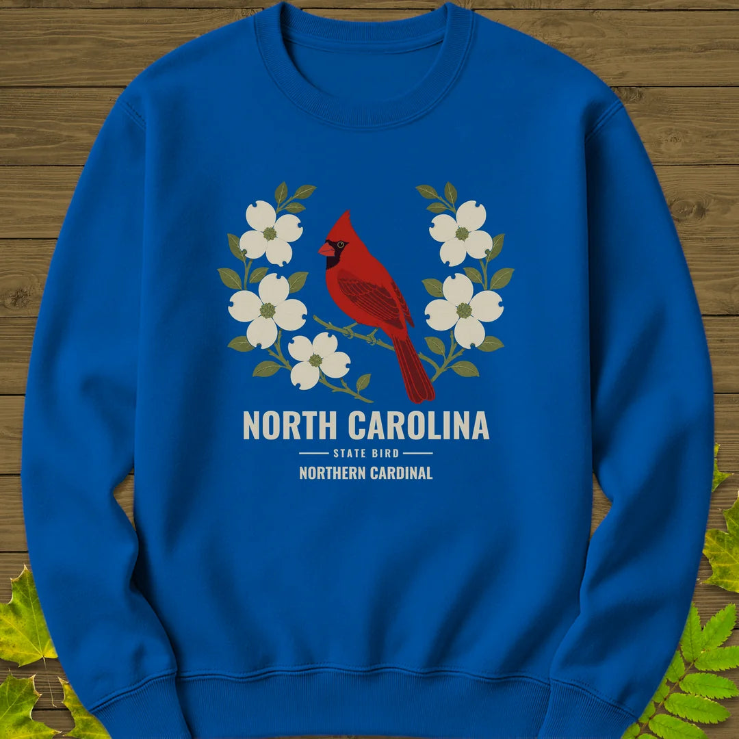 North Carolina State Bird Sweatshirt in Royal