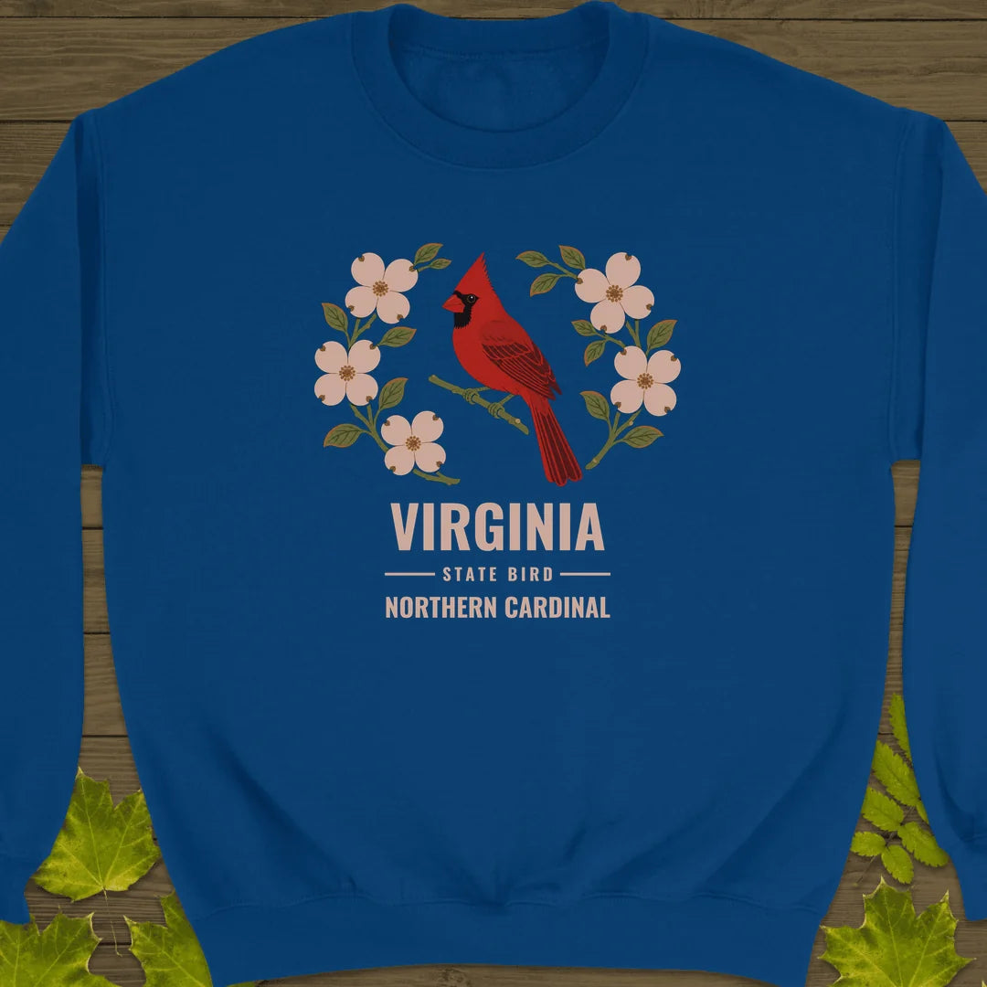 Virginia State Bird Sweatshirt in Royal
