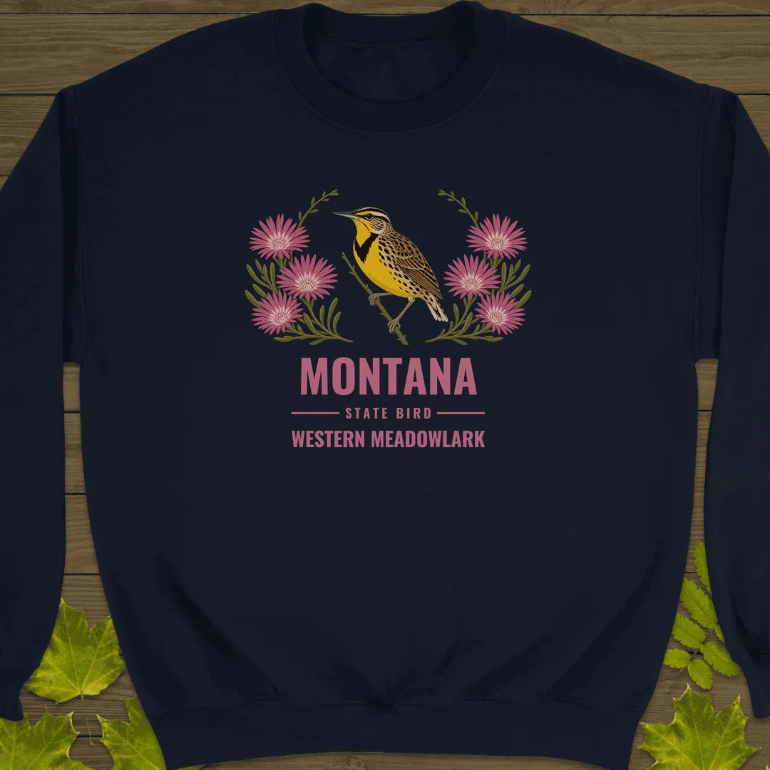 Montana State Bird Sweatshirt in Navy