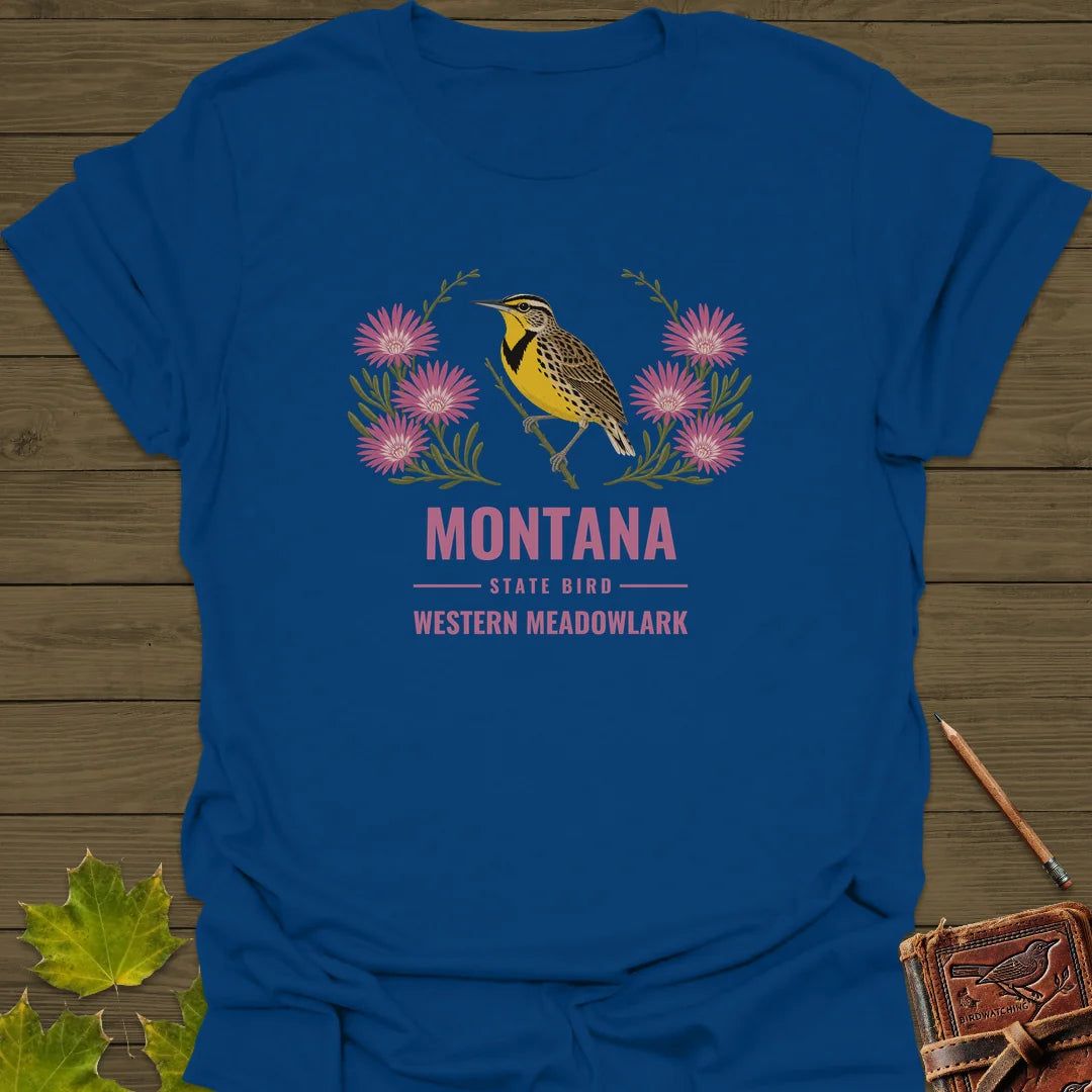 Montana State Bird T-Shirt in Royal