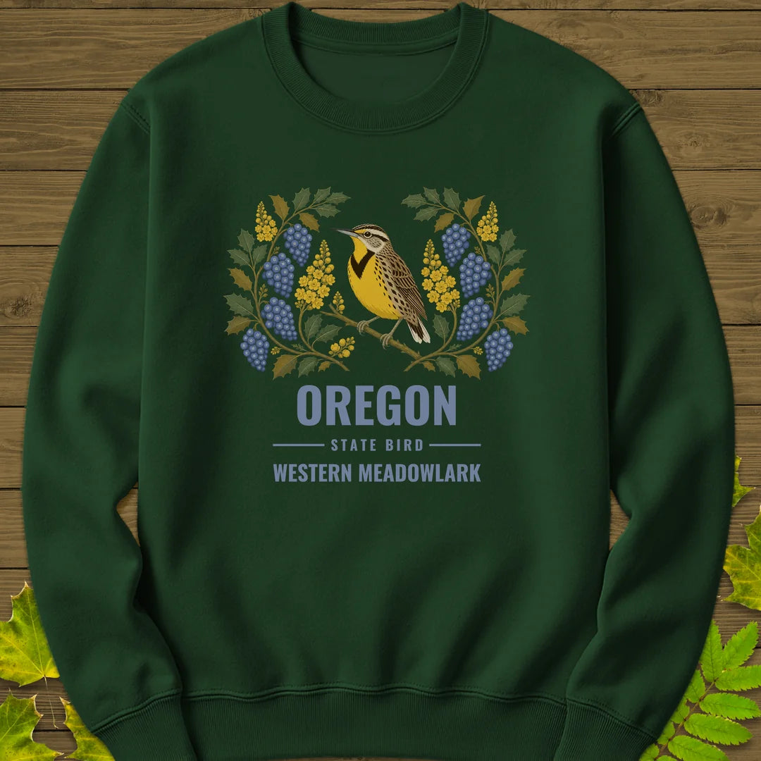 Oregon State Bird Sweatshirt in Forest Green