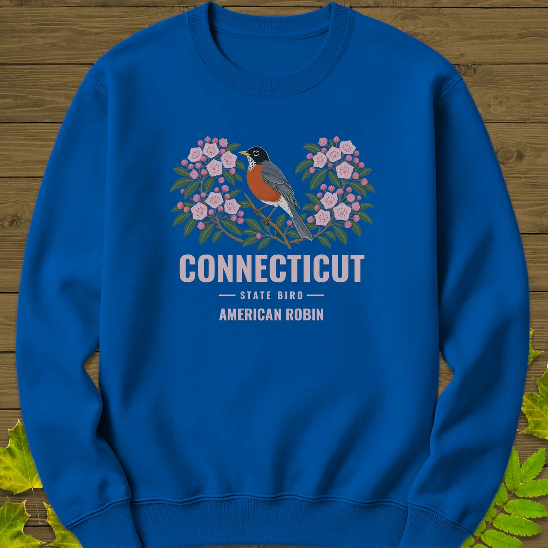Connecticut State Bird Sweatshirt in Royal