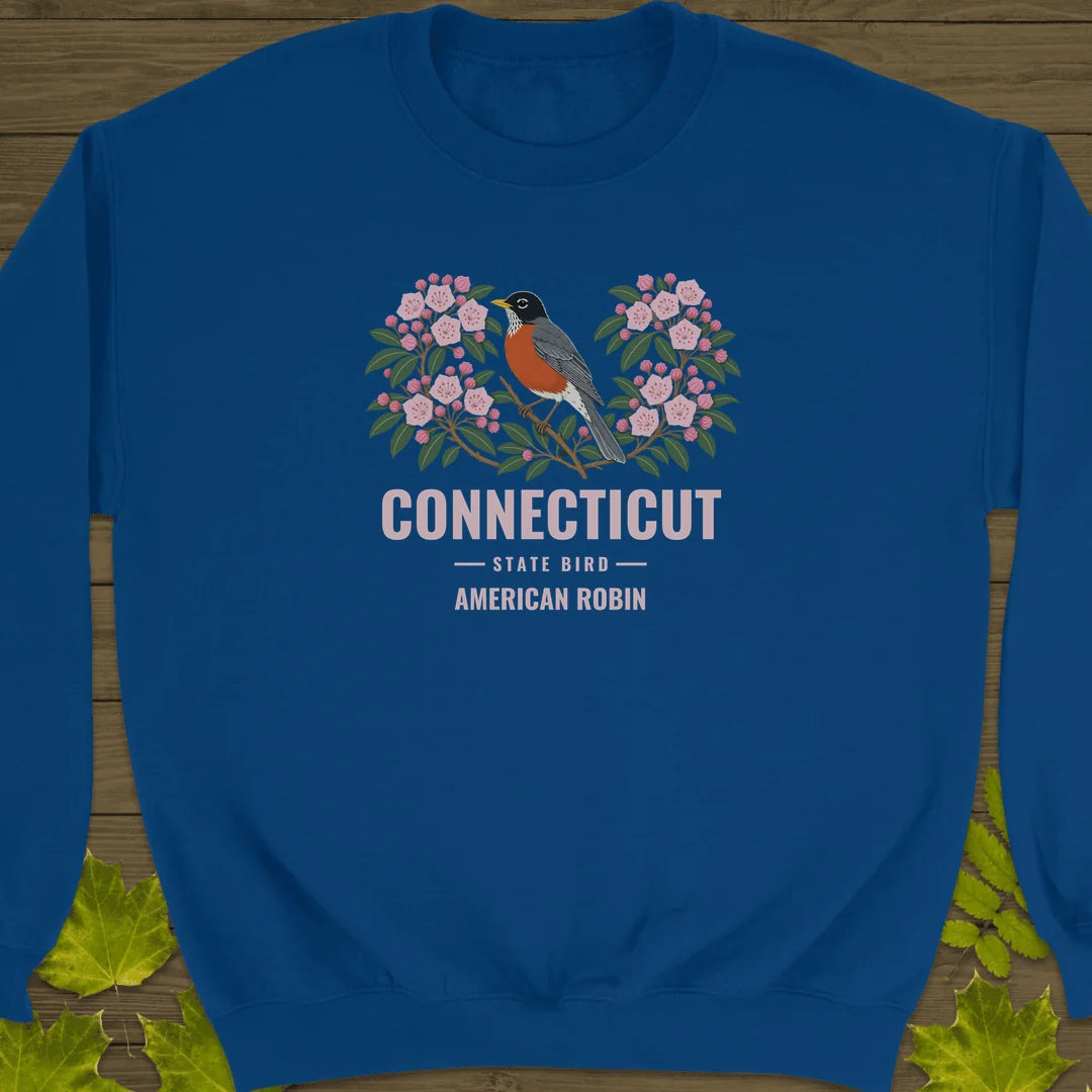 Connecticut State Bird Sweatshirt in Royal