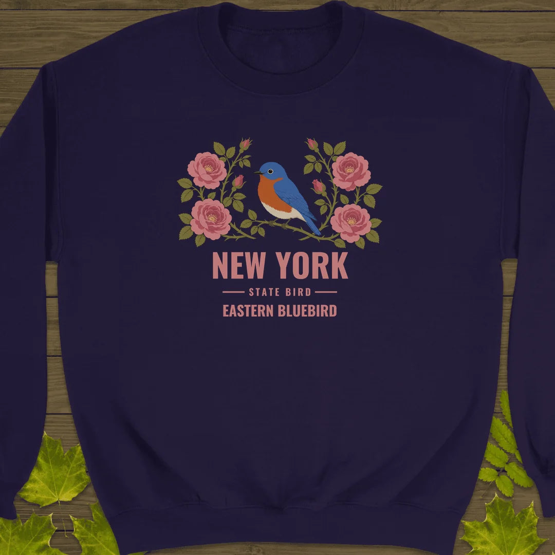 New York State Bird Sweatshirt in Purple