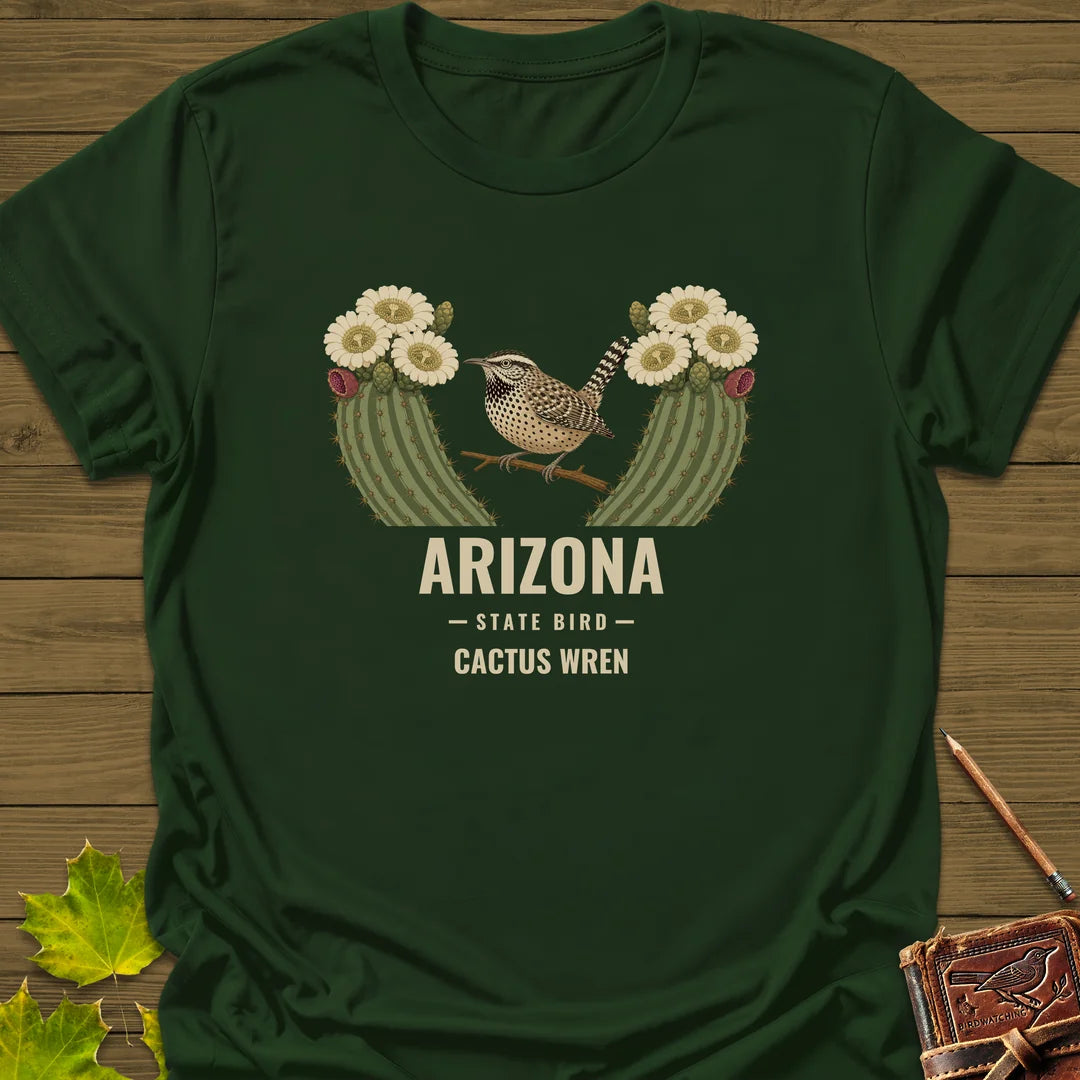 Arizona State Bird T-Shirt in Forest Green