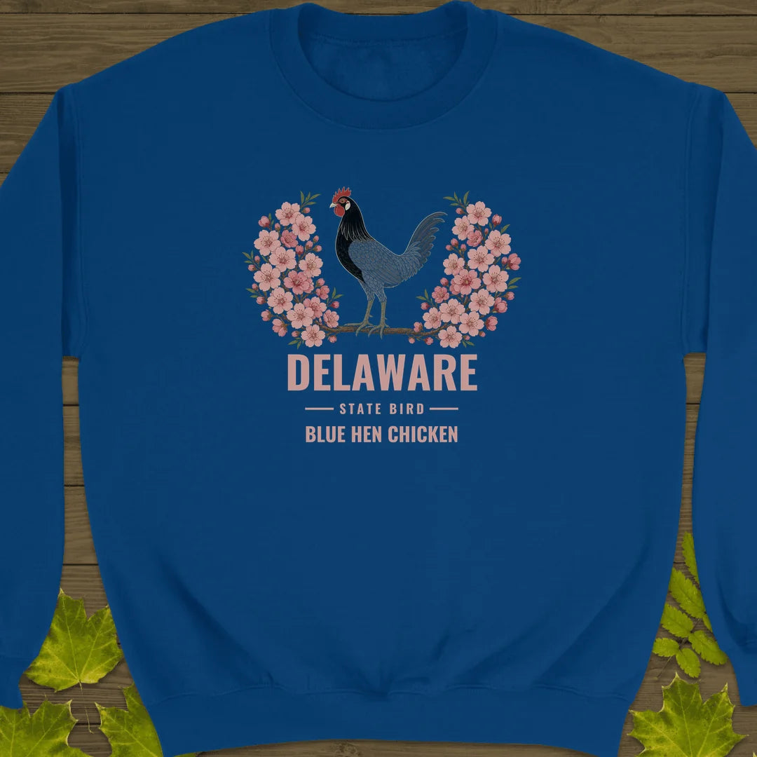 Delaware State Bird Sweatshirt in Royal