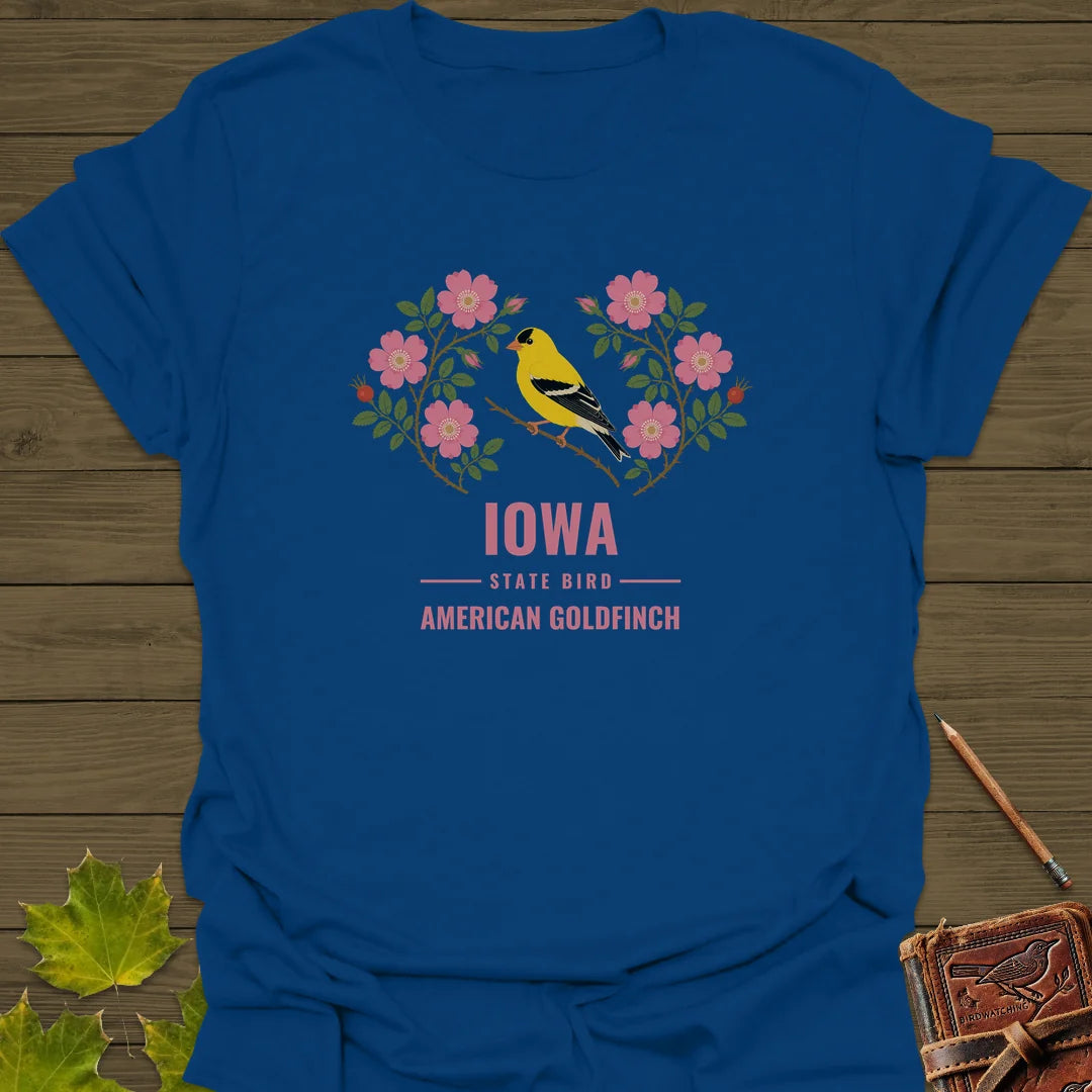 Iowa State Bird T-Shirt in Royal