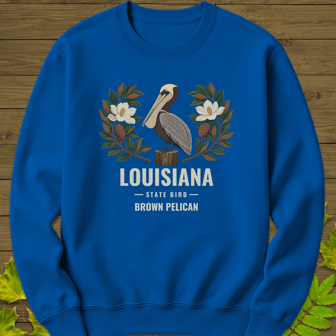 Louisiana State Bird Sweatshirt in Royal