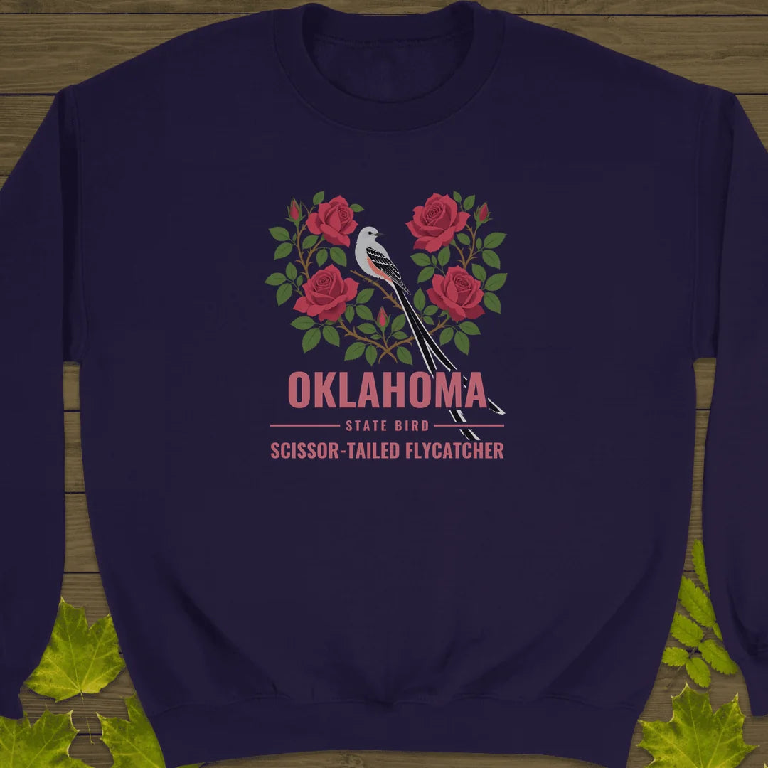 Oklahoma State Bird Sweatshirt in Purple