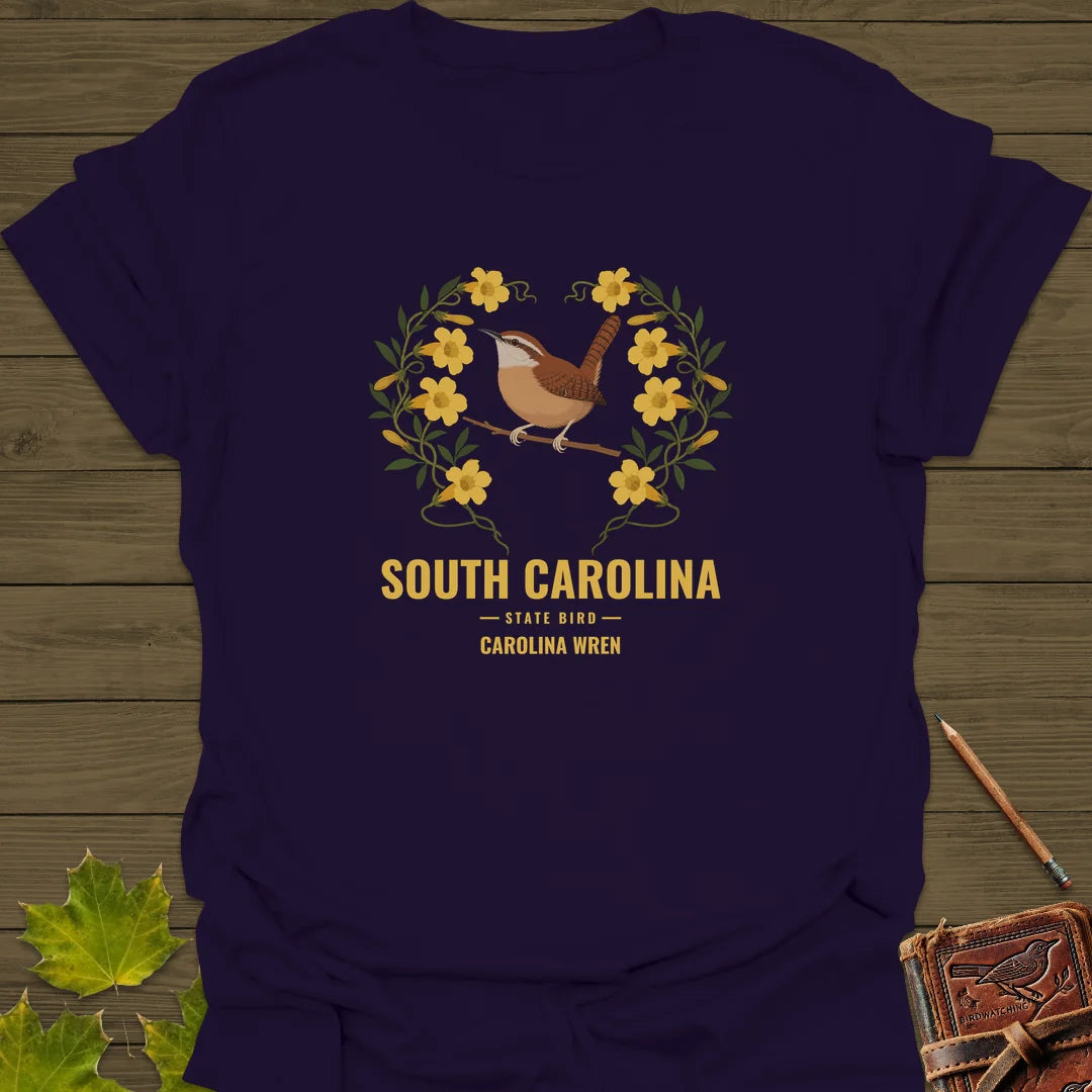 South Carolina State Bird T-Shirt in Purple