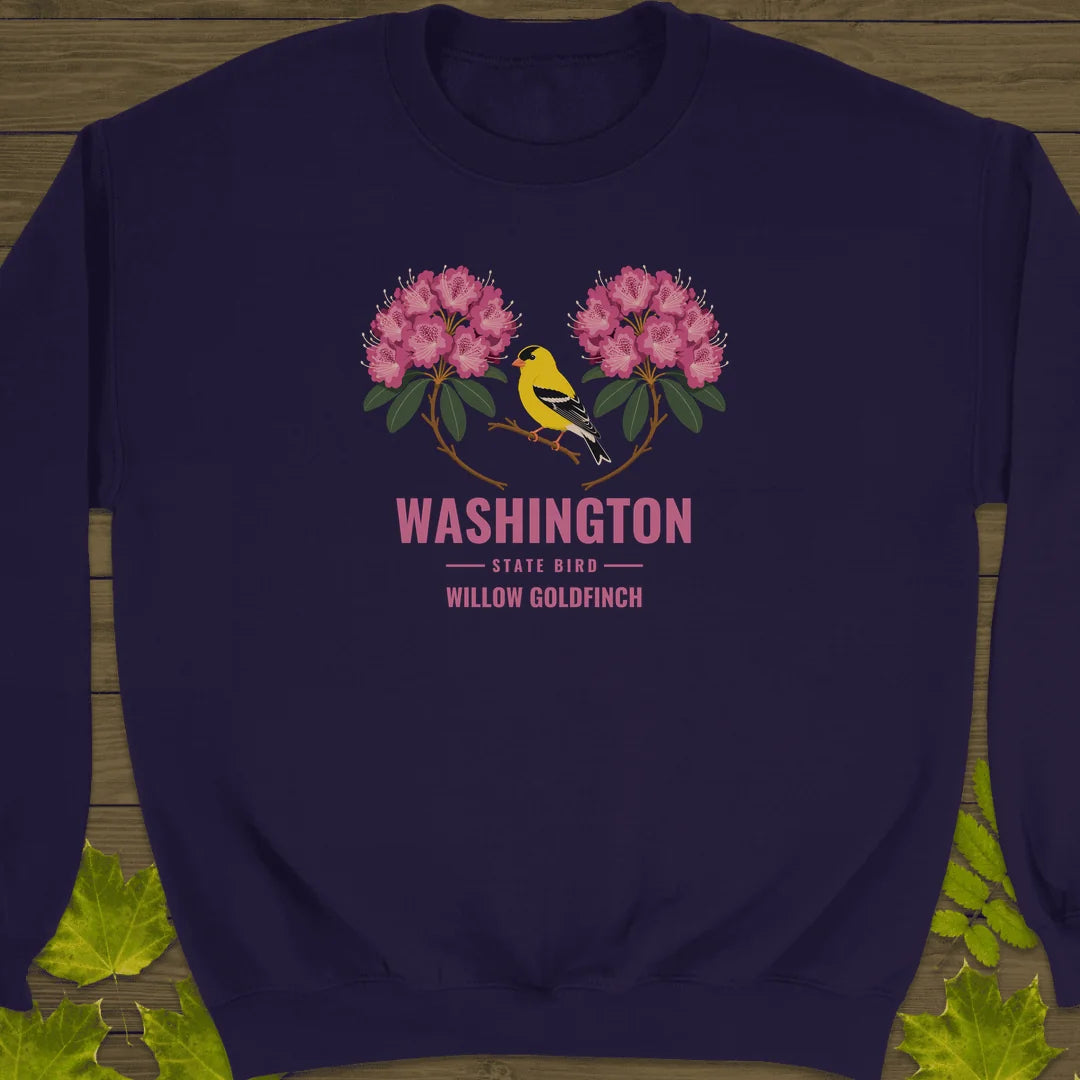 Washington State Bird Sweatshirt in Purple