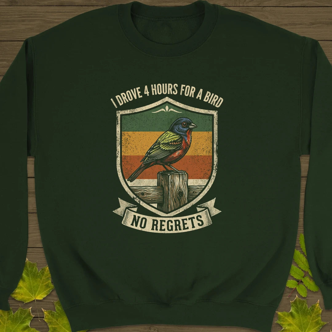No Regrets Sweatshirt Forest Green