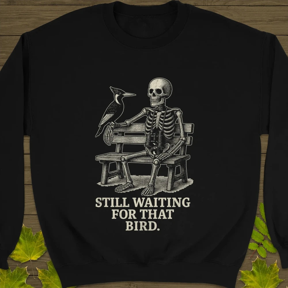 Still Waiting Crewneck Sweatshirt Black