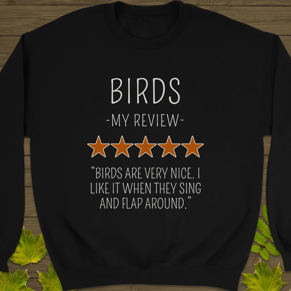 My Bird Review Crewneck Sweatshirt Black