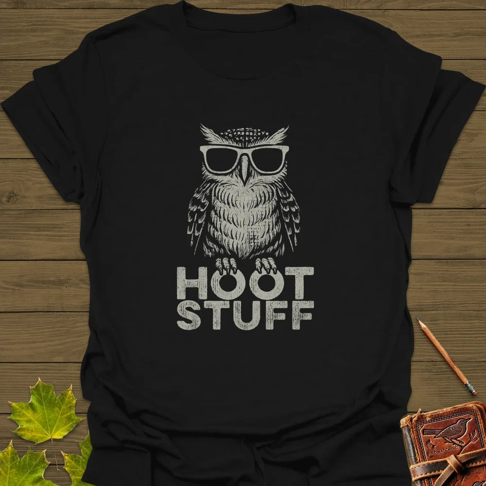 Hoot Stuff T-Shirt Black