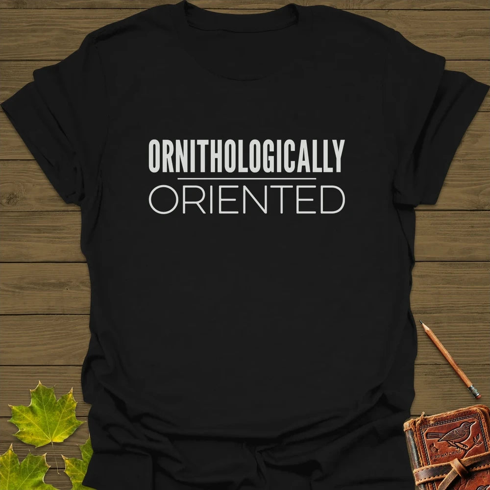 Ornithologically Oriented T-Shirt Black
