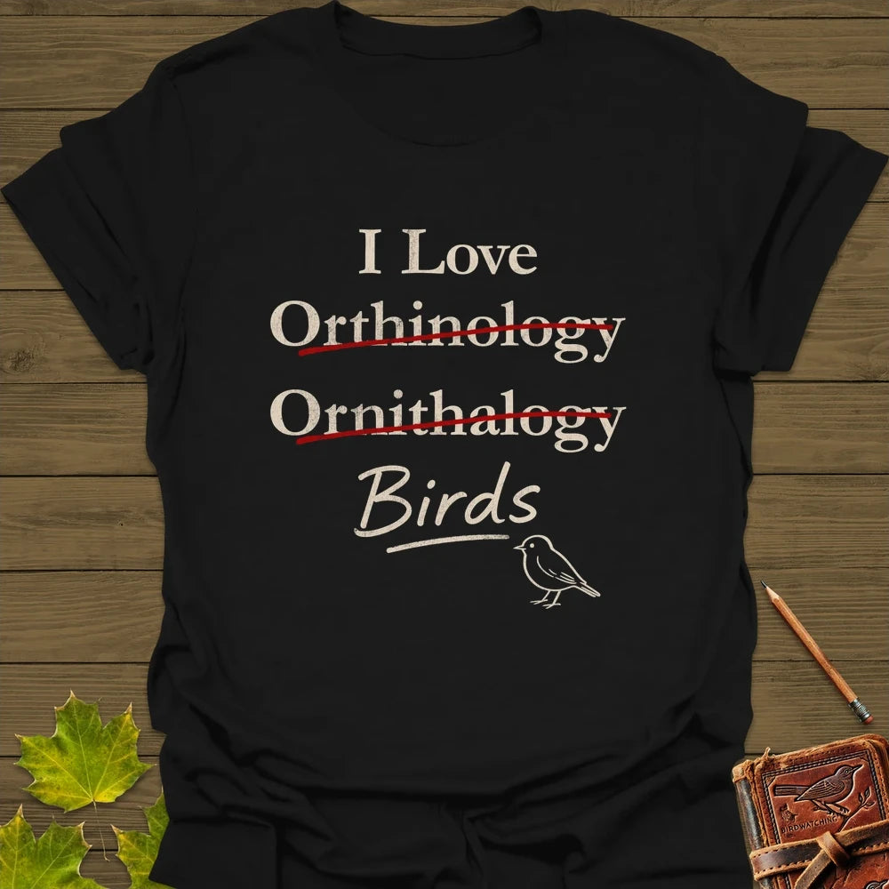 I Love Orthinology T-Shirt Black