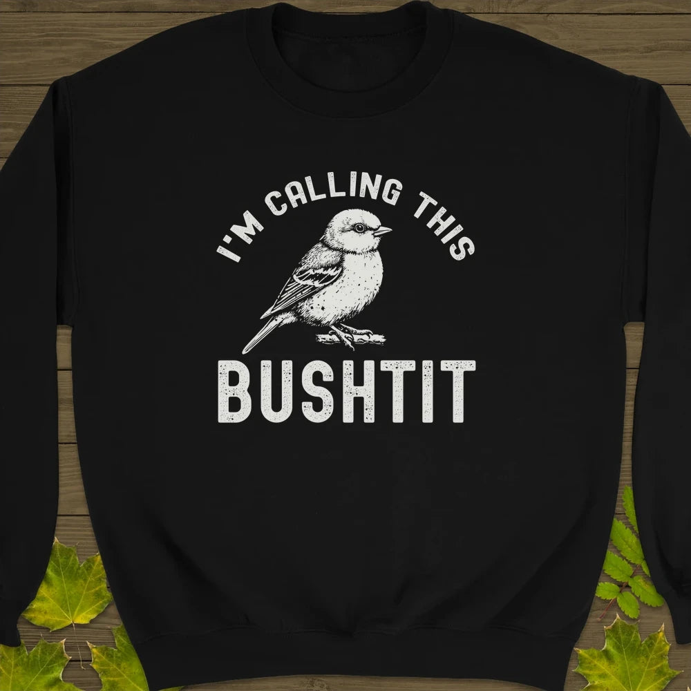 Calling This Bushtit Crewneck Sweatshirt Black