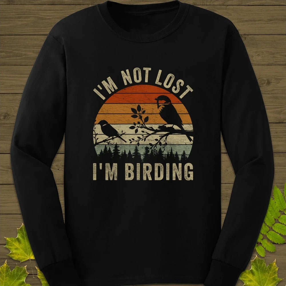 Not Lost, Birding Long Sleeve Black