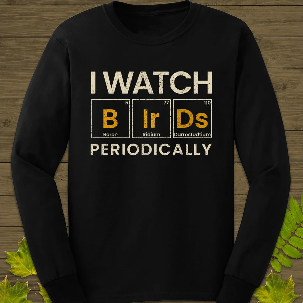 Watch Birds Periodically Long Sleeve Black