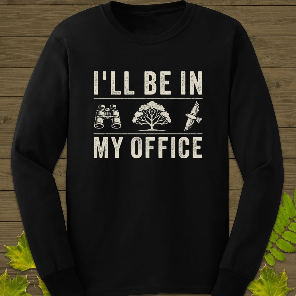 In My Office Long Sleeve Black