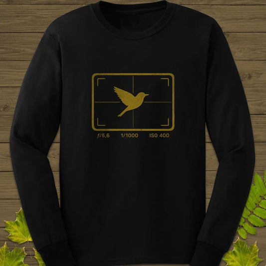 ISO 400 Bird Photography Long Sleeve Black