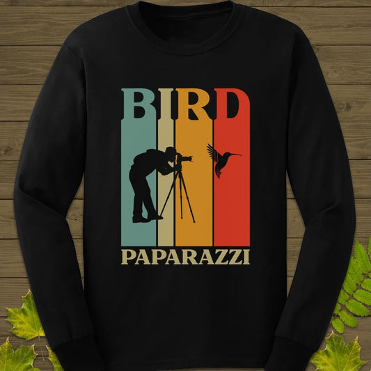 Bird Paparazzi Long Sleeve Black