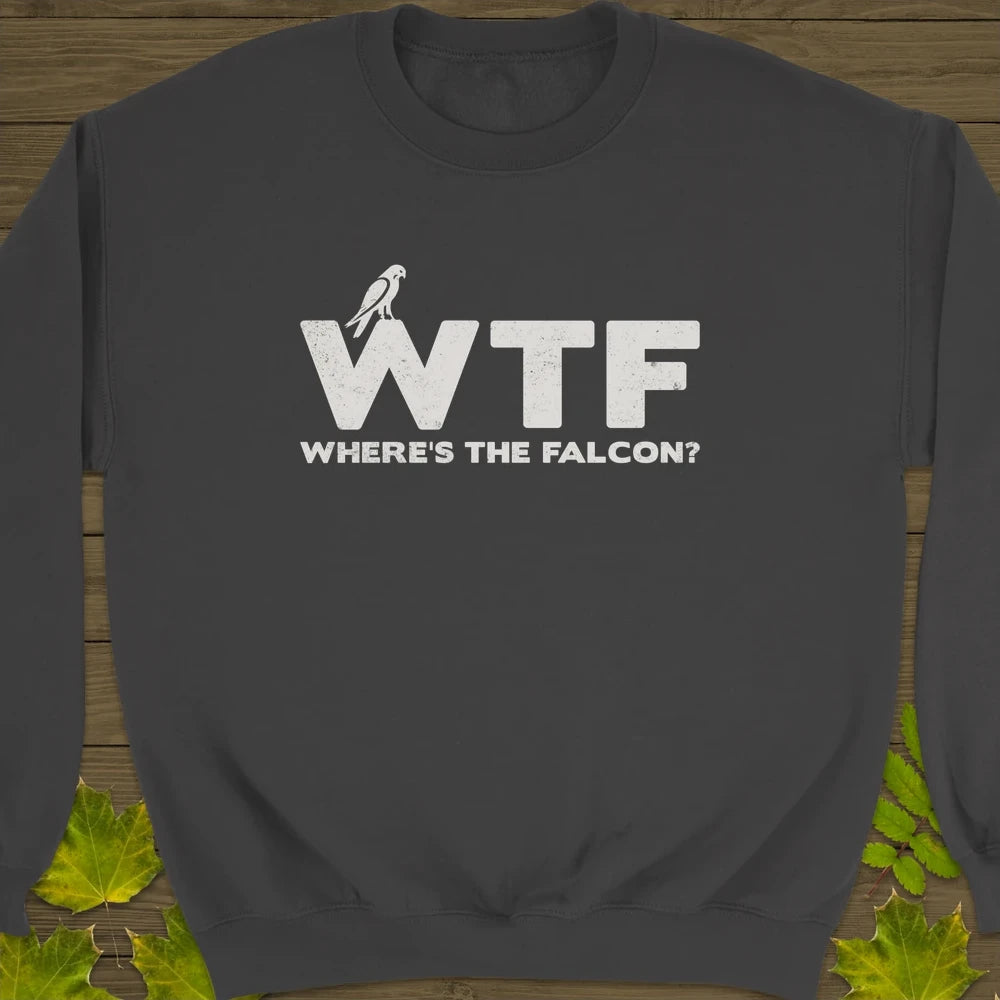 Where's The Falcon Crewneck Sweatshirt Charcoal