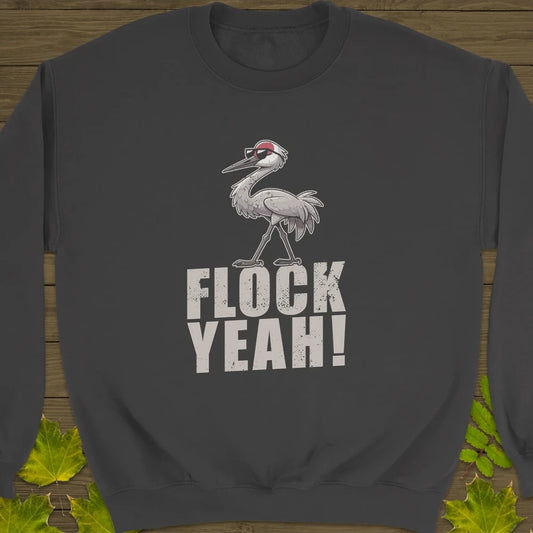 Flock Yeah Crewneck Sweatshirt Charcoal