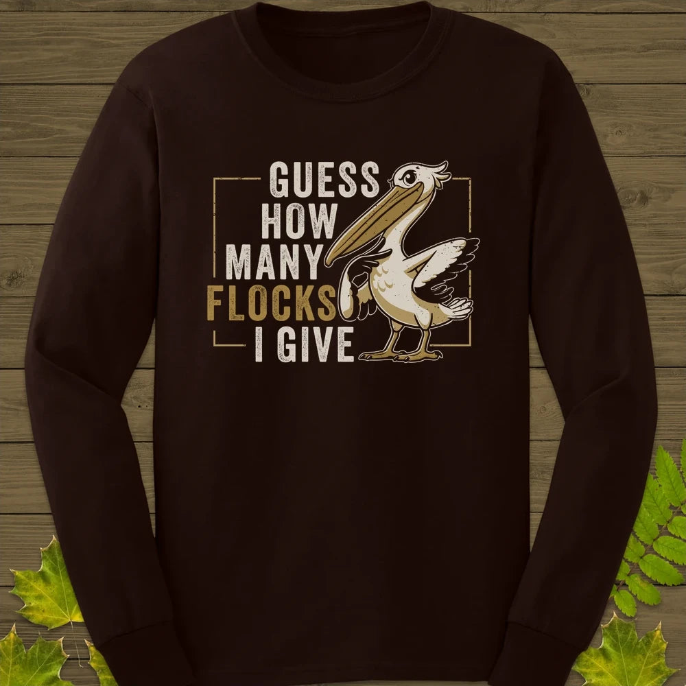 How Many Flocks Long Sleeve Dark Chocolate
