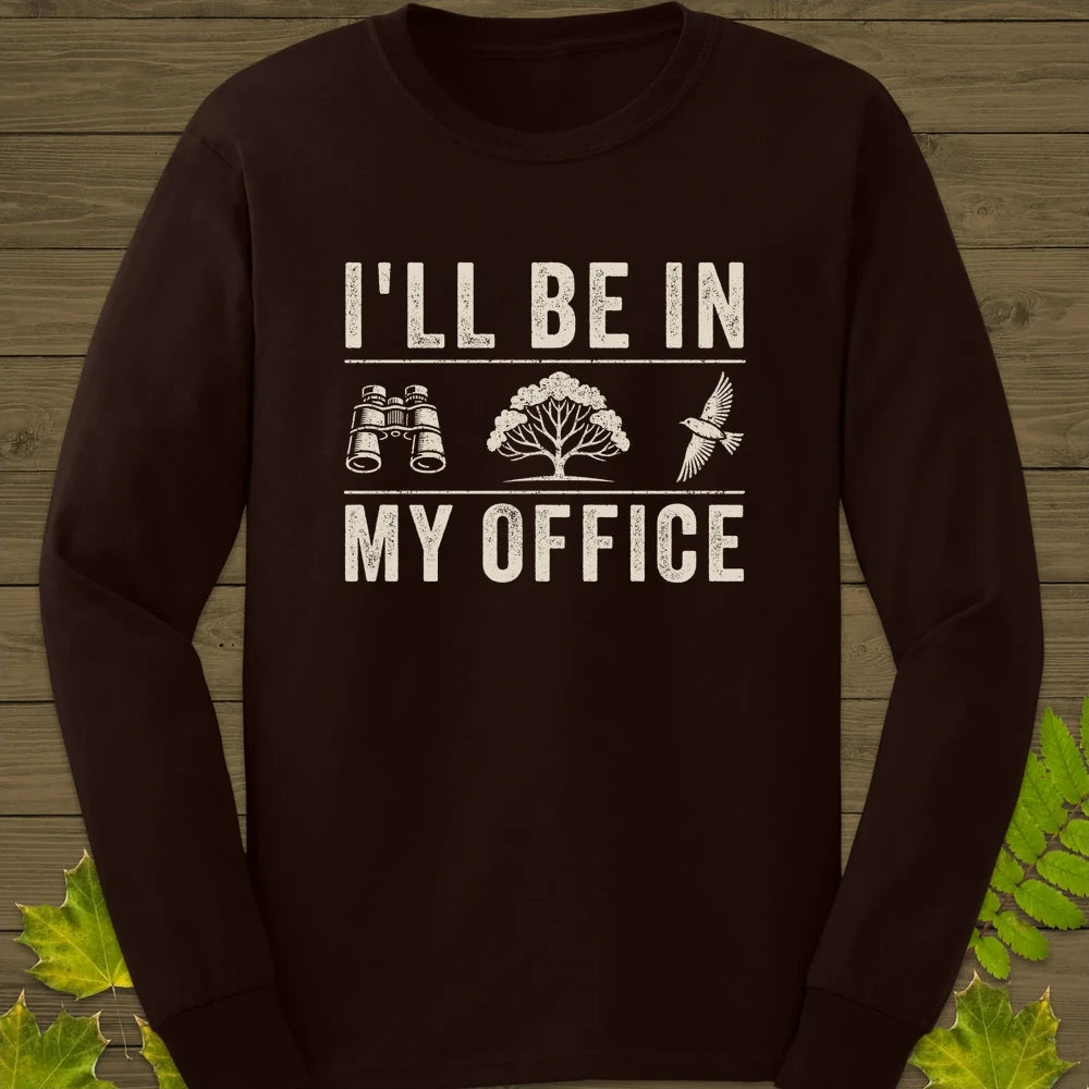 In My Office Long Sleeve Dark Chocolate