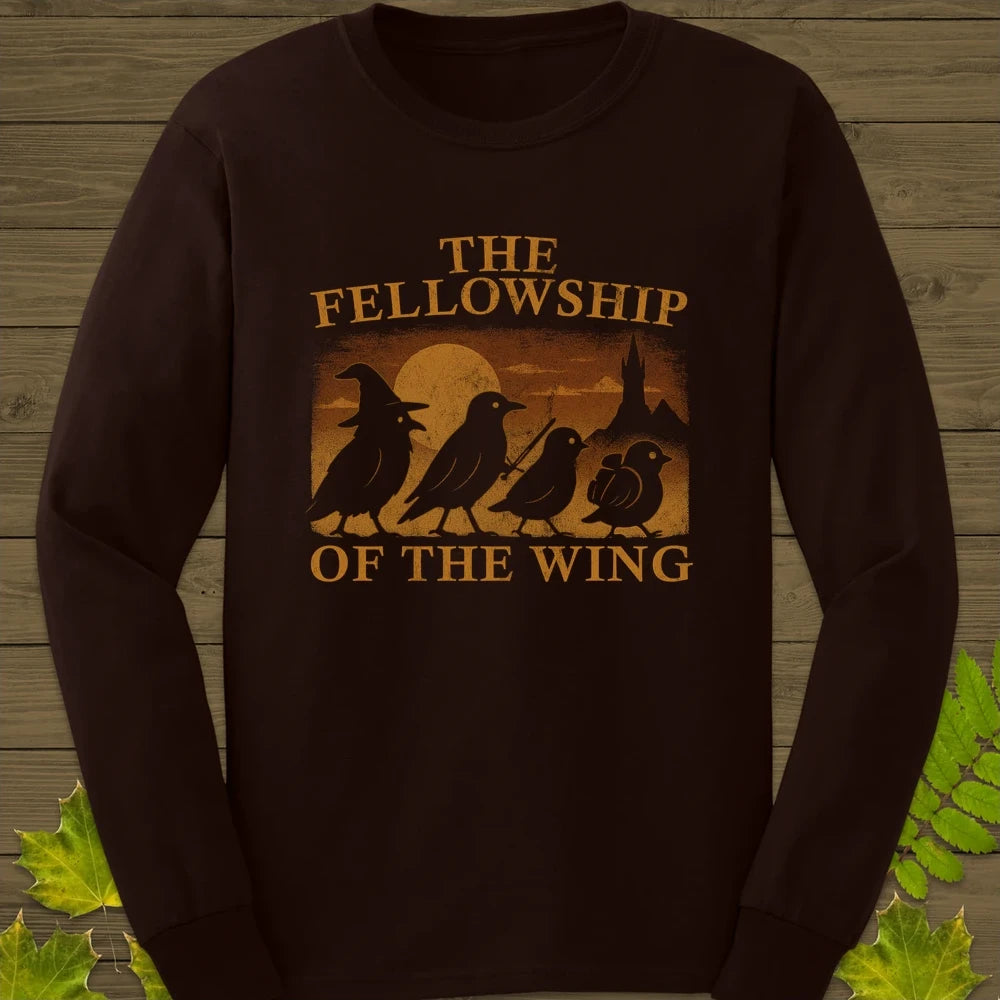 Fellowship Of The Wing Long Sleeve Dark Chocolate