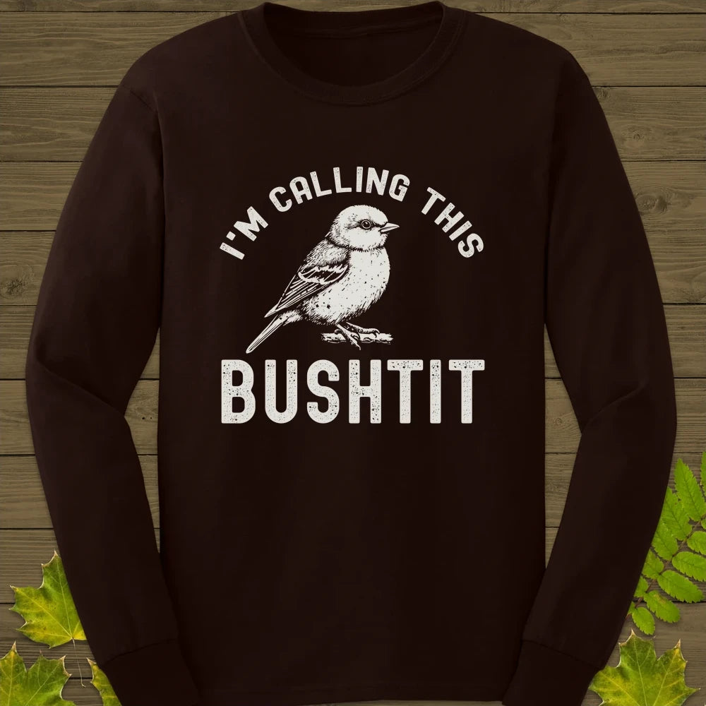 Calling This Bushtit Long Sleeve Dark Chocolate