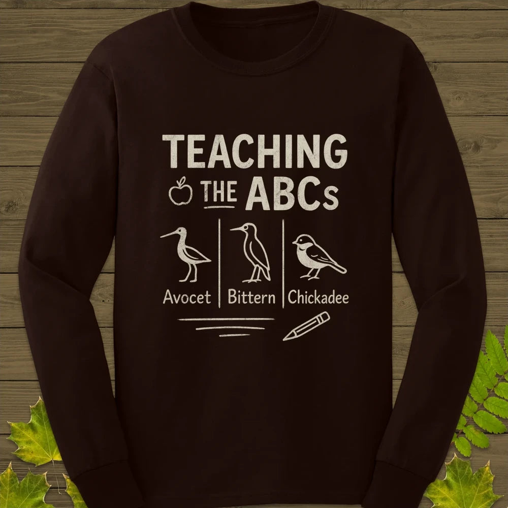 Teaching The ABCs Long Sleeve Dark Chocolate