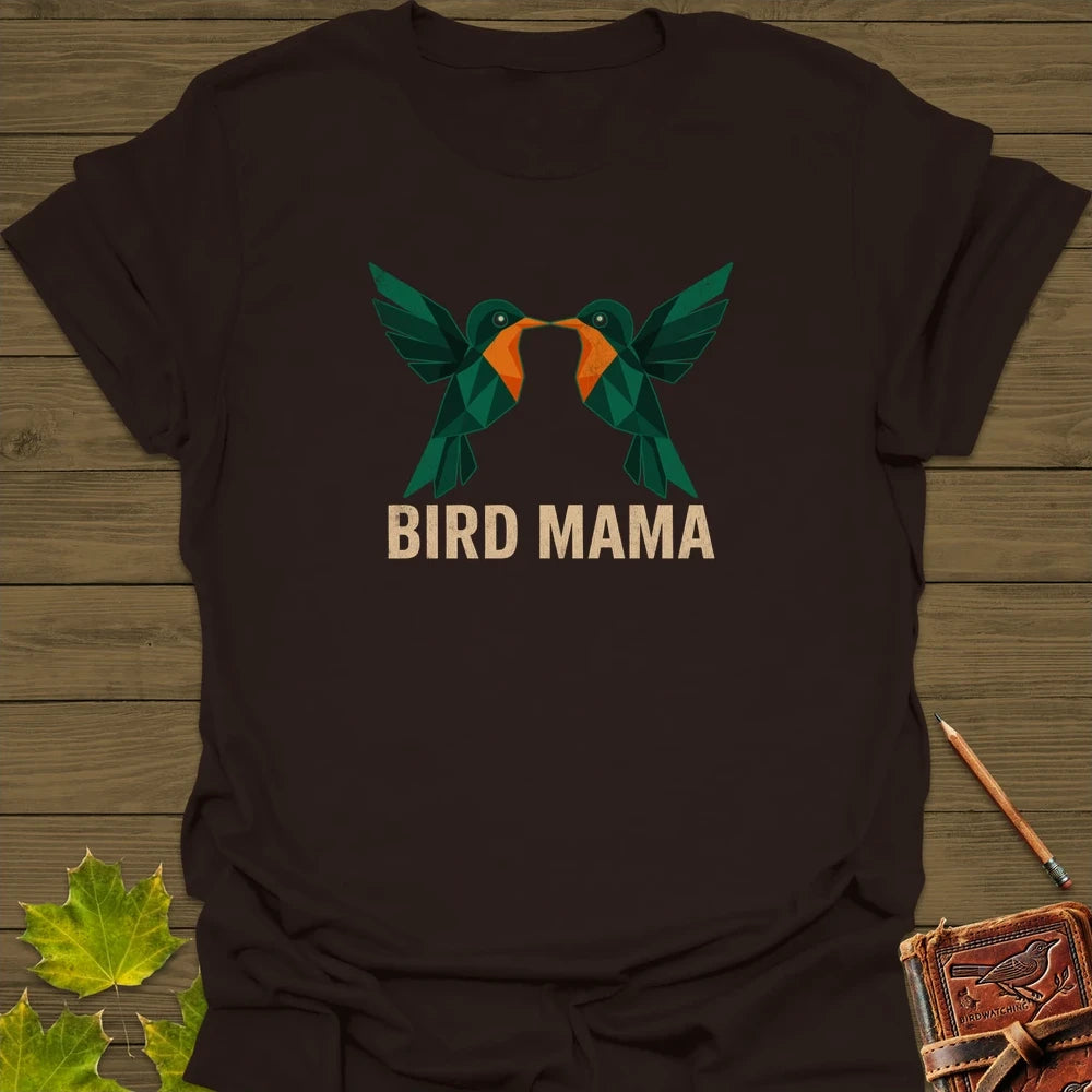 Bird Mama T-Shirt Dark Chocolate