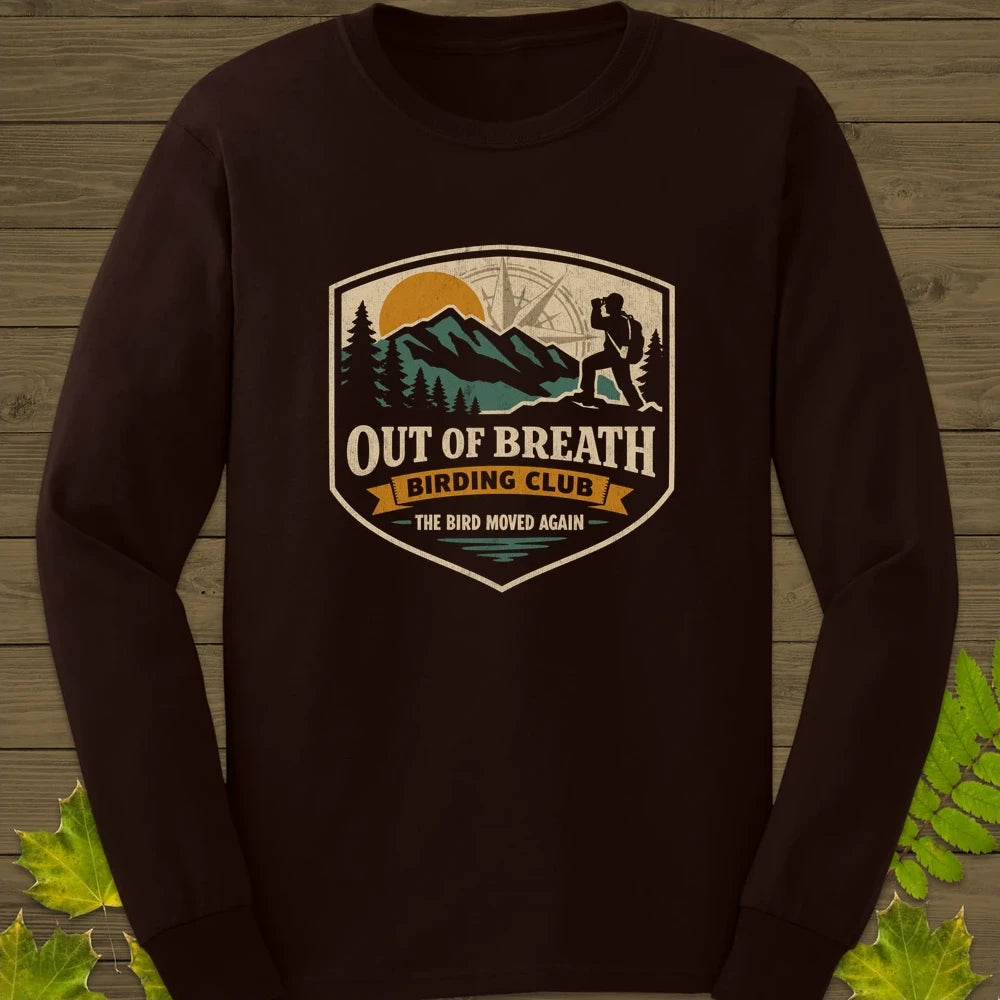 Out Of Breath Long Sleeve Dark Chocolate