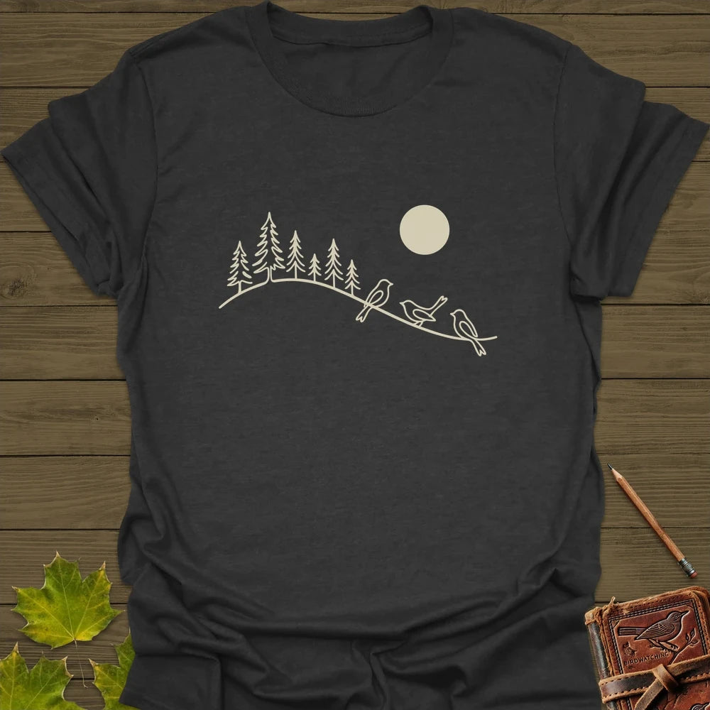 Serene Forest T-Shirt Dark Heather