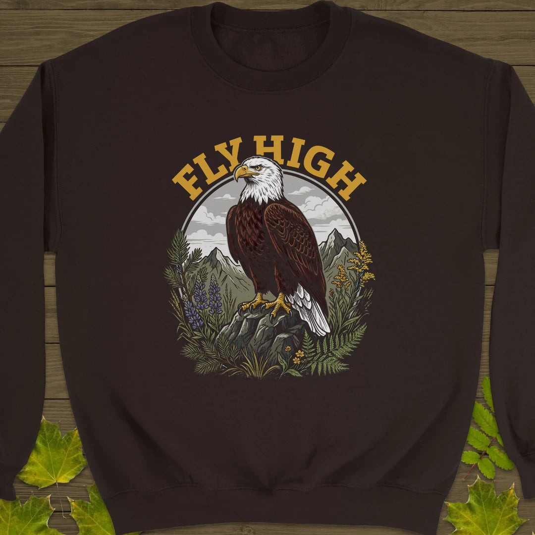 Fly High Sweatshirt Dark Chocolate