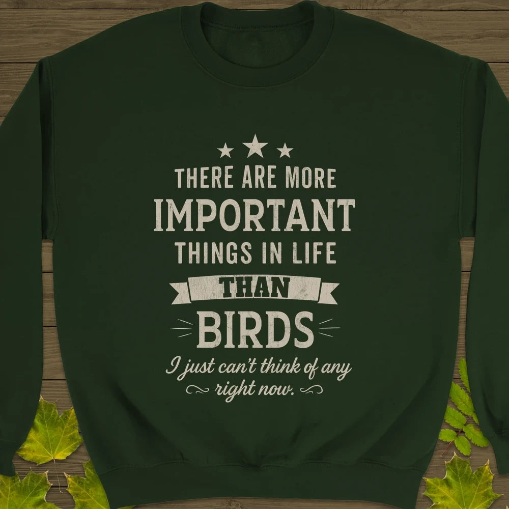 Important Things Crewneck Sweatshirt Forest Green