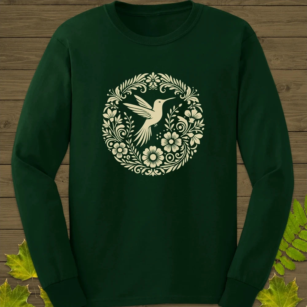 Graceful Flight Long Sleeve Forest Green