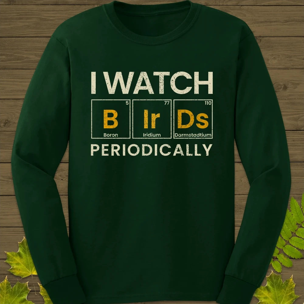 Watch Birds Periodically Long Sleeve Forest Green