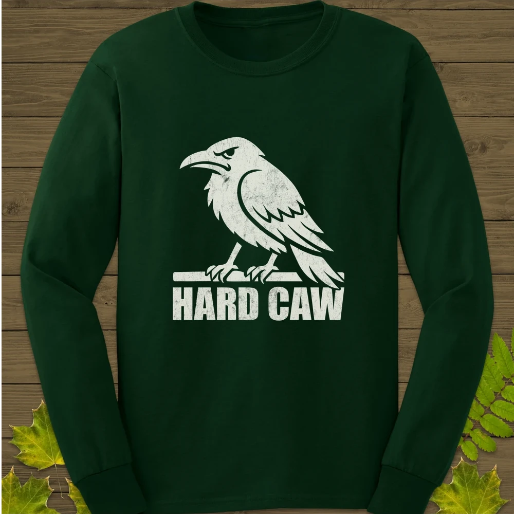 Hard Caw Long Sleeve Forest Green