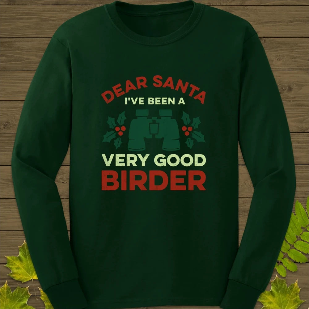 Dear Santa Long Sleeve Forest Green