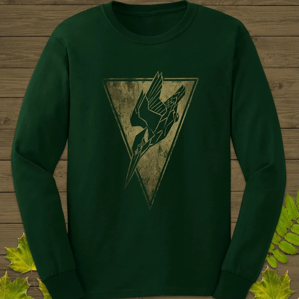 Kingfisher Badge Long Sleeve Forest Green